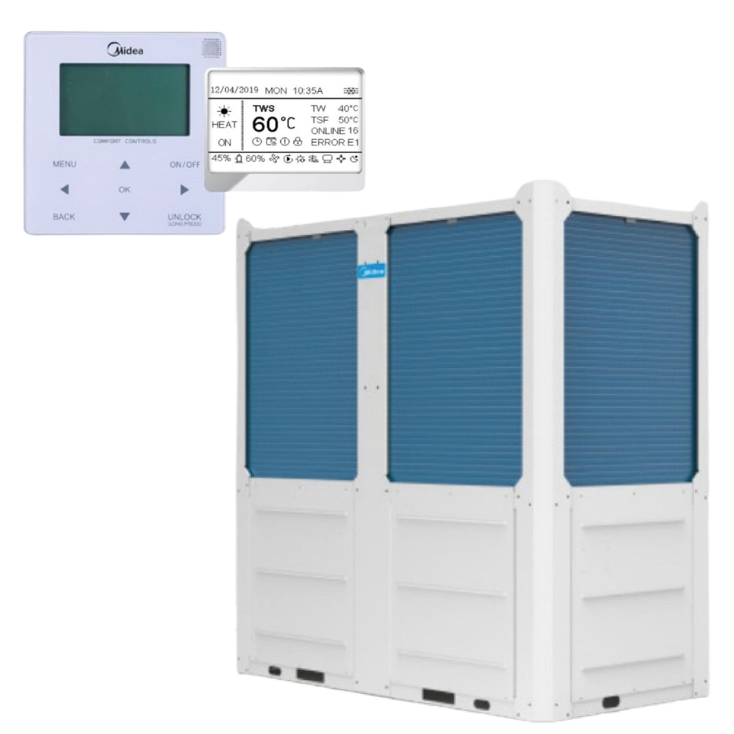 MIDEA INVERTER AQUA THERMAL ENFRIADORA MODULAR 21TR