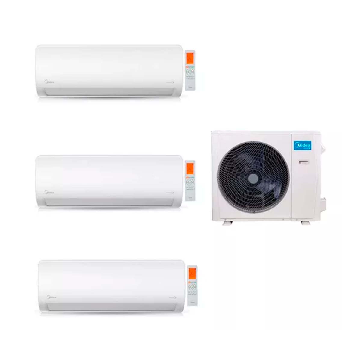 MIDEA AIRE MULTISPLIT INVERTER SMART PARED  2640F + 3520F