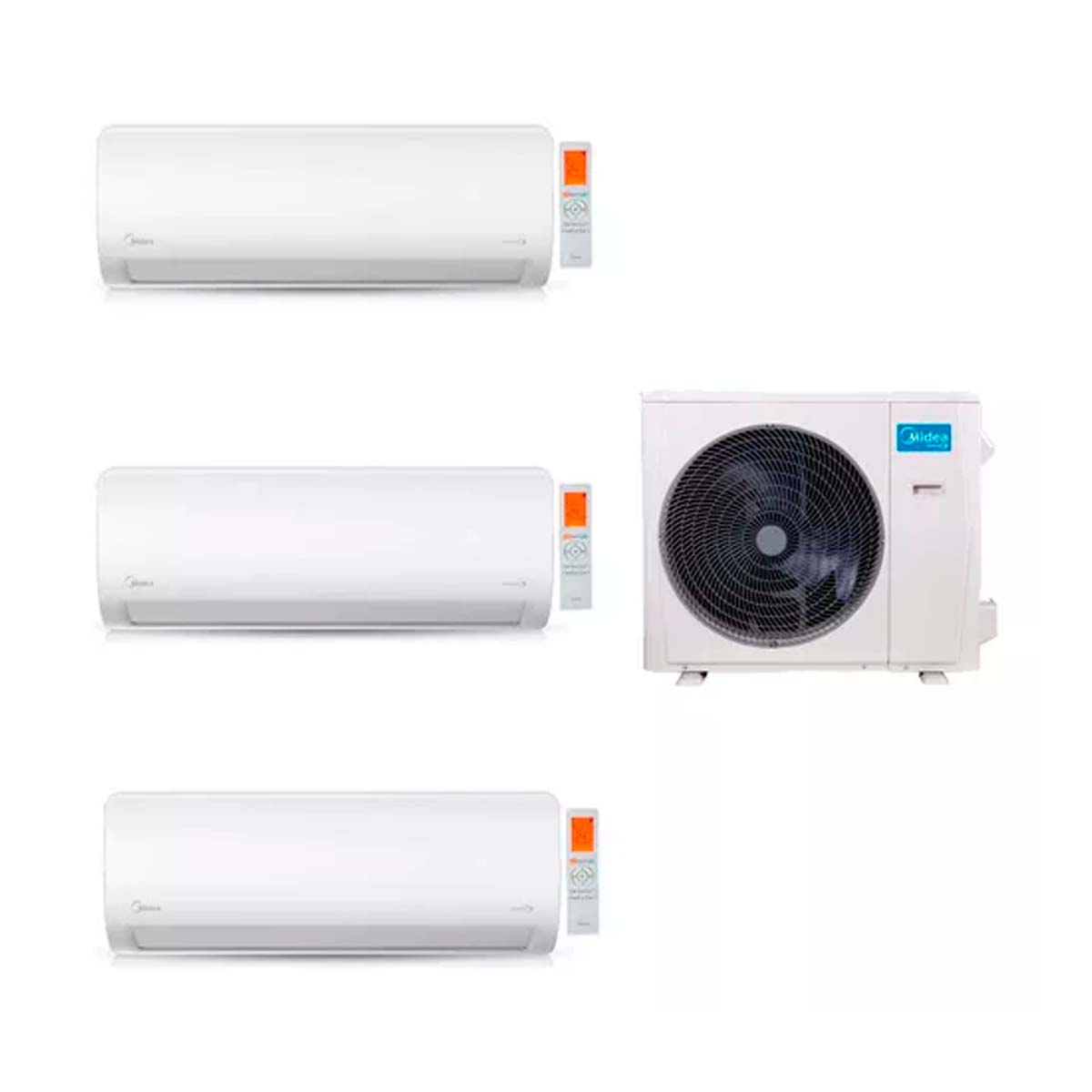 MIDEA AIRE MULTISPLIT INVERTER SMART PARED 2640F X3