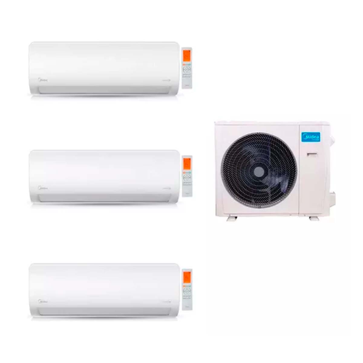 MIDEA AIRE MULTISPLIT INVERTER SMART PARED 2640F + 3520FX2