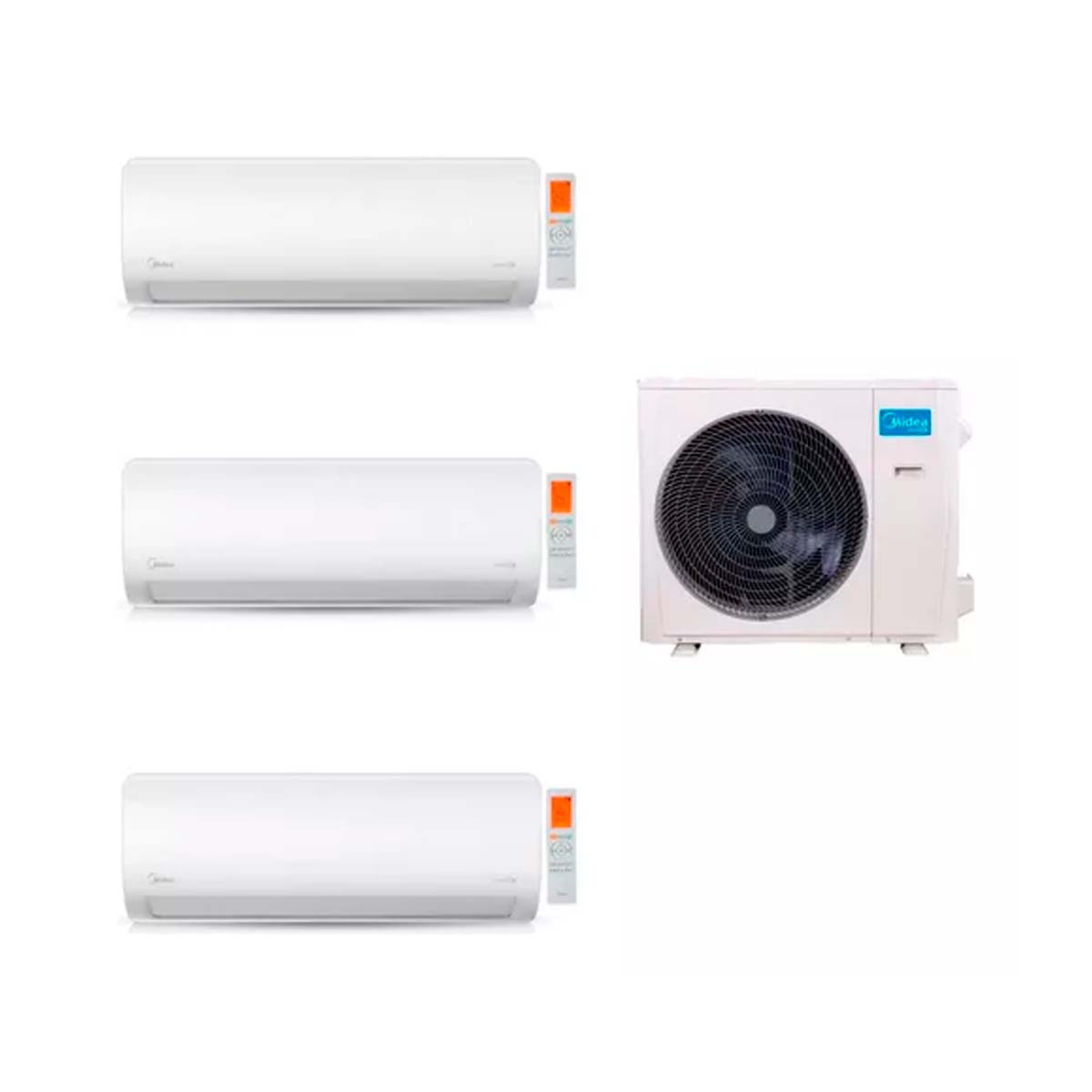 MIDEA AIRE MULTISPLIT INVERTER SMART PARED  3520F + 5280FX2