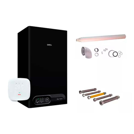 PEISA CALDERA DIVA TECNO SMART 32 NEGRA DS F GN VENT Y FLEX