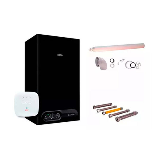 PEISA CALDERA DIVA TECNO SMART 24 NEGRA DS F GN VENT Y FLEX