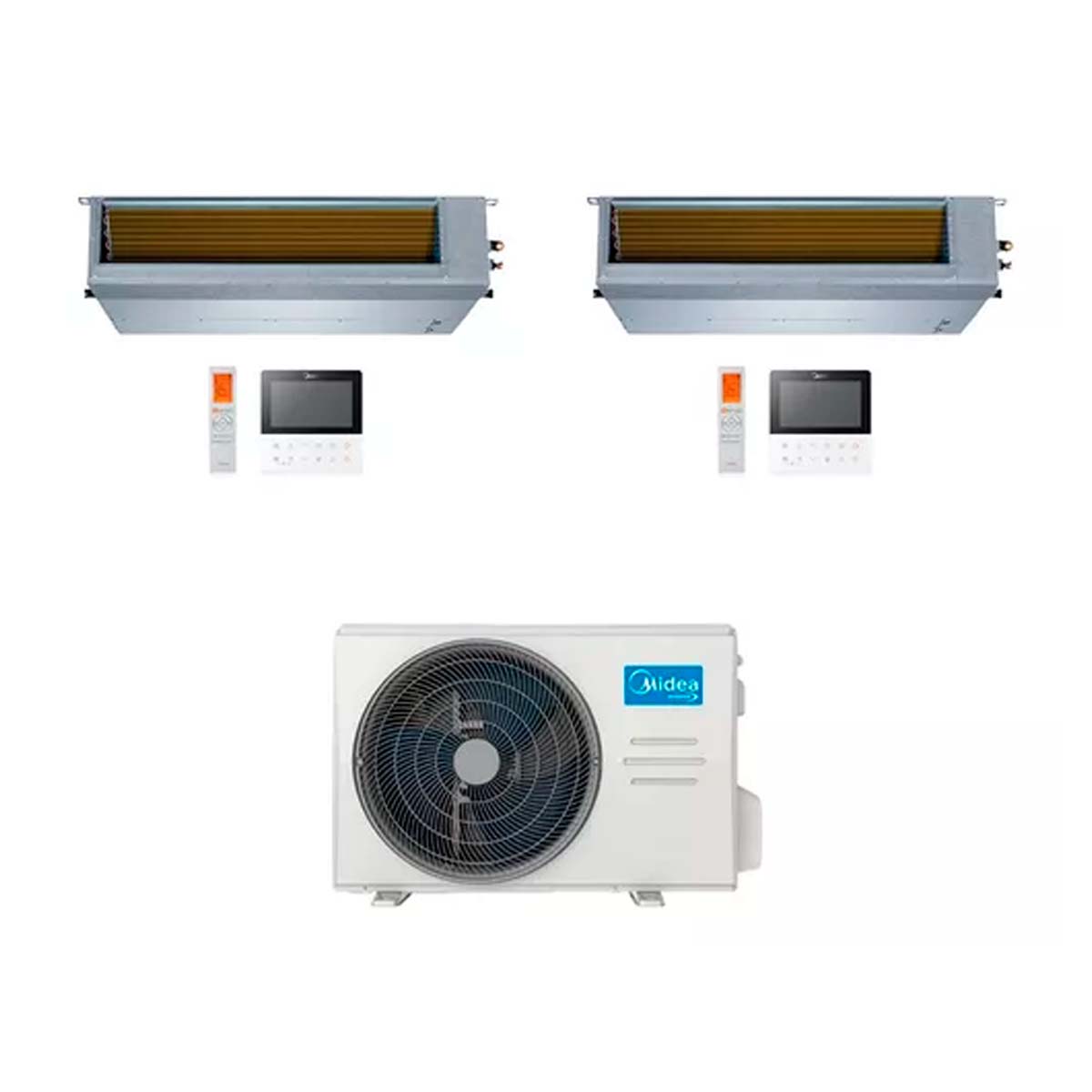 MIDEA AIRE MULTISPLIT INVERTER SMART 3520F + 5280F DUCTADO