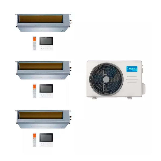 MIDEA AIRE MULTISPLIT INVERTER SMART 2640F + 5280F DUCTADO