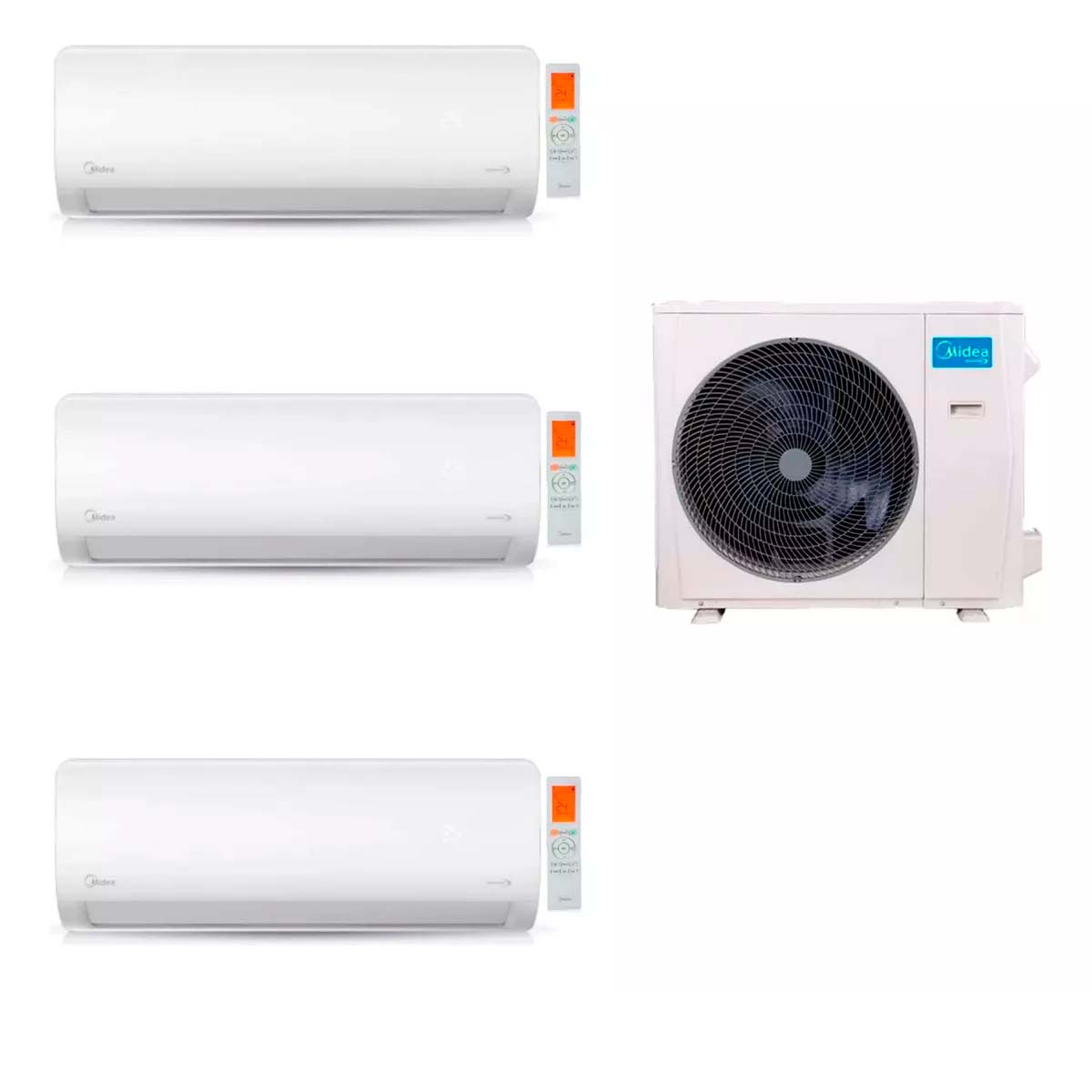 MIDEA AIRE MULTISPLIT INVERTER SMART PARED 2640F X2 + 5280F