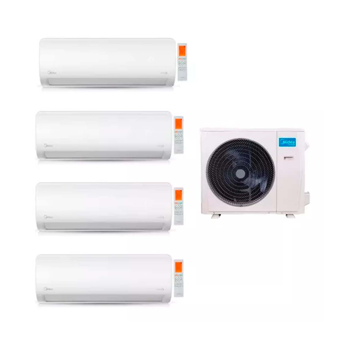 MIDEA AIRE MULTISPLIT INVERTER SMART PARED 3520FX2+5280FX2